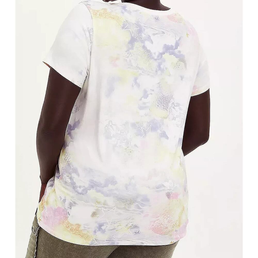 Torrid Plus Size 3X Tie Dye Short Sleeve Super Soft Knits Perfect Tee Top